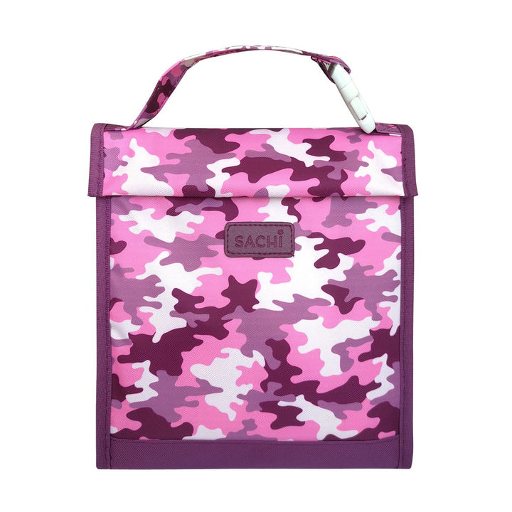 Sachi Insulated Lunch Pouch - Camo Pink