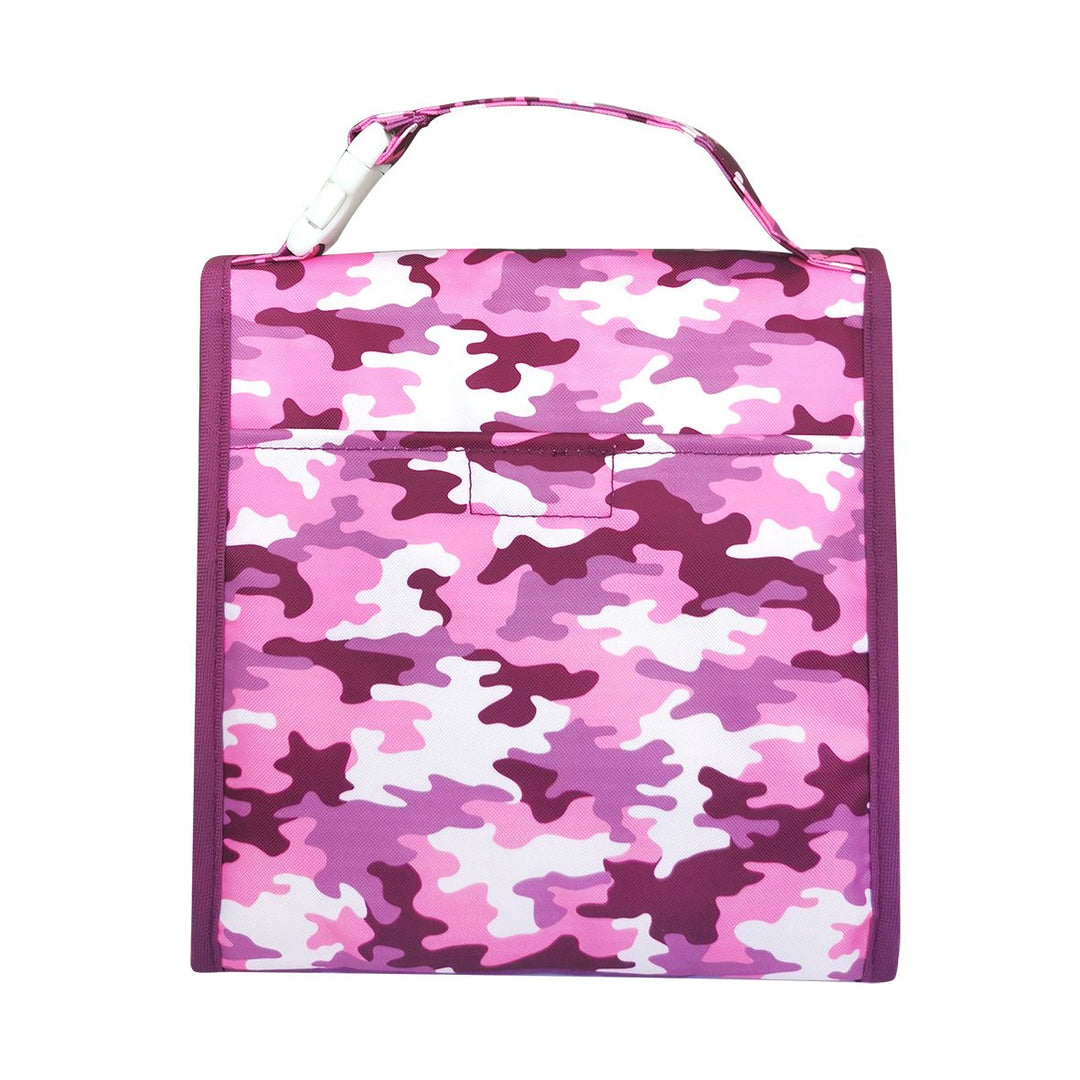 Sachi Insulated Lunch Pouch - Camo Pink