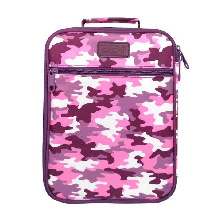 Sachi Insulated Lunch Bag - Camo Pink