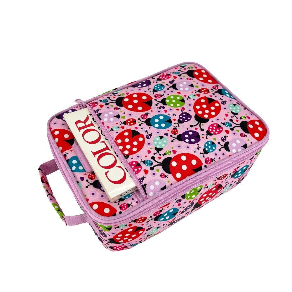 Lovely Ladybugs Lunch Box, Bag & Bottle Bundle - Bonus STIX!
