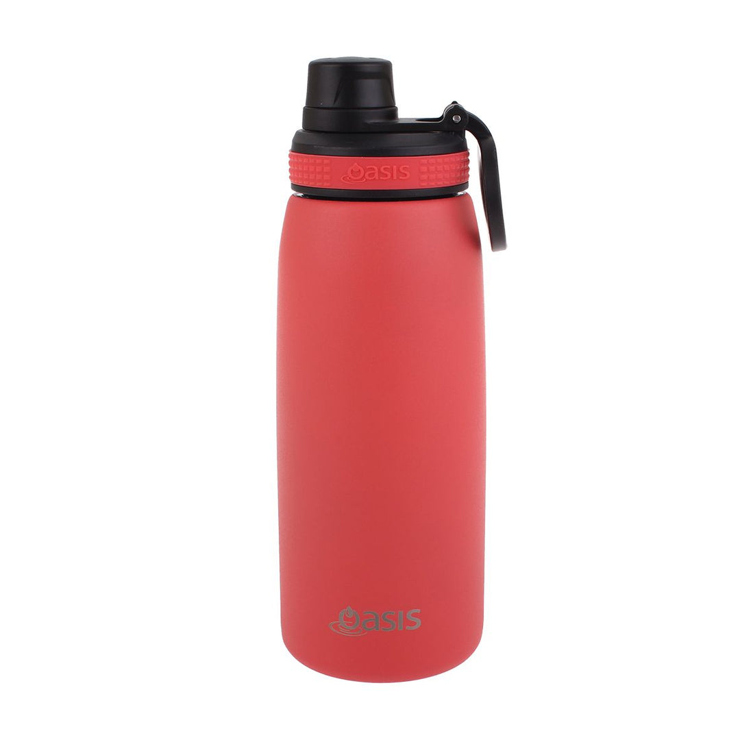 Oasis Insulated Sports Bottle 780ml - Screw Cap - Coral