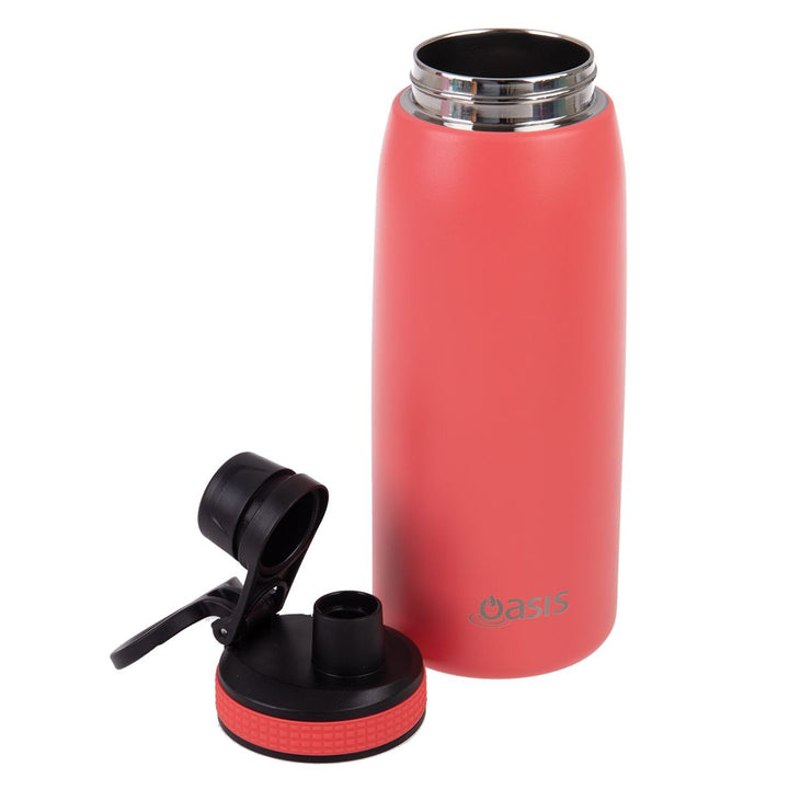 Oasis Insulated Sports Bottle 780ml - Screw Cap - Coral