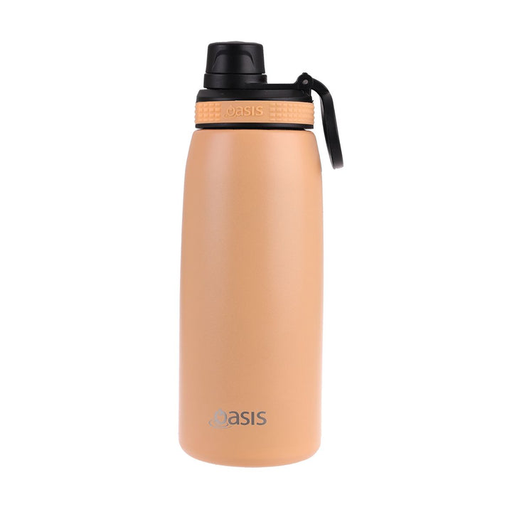 Oasis Insulated Sports Bottle 780ml - Screw Cap - Rockmelon Orange