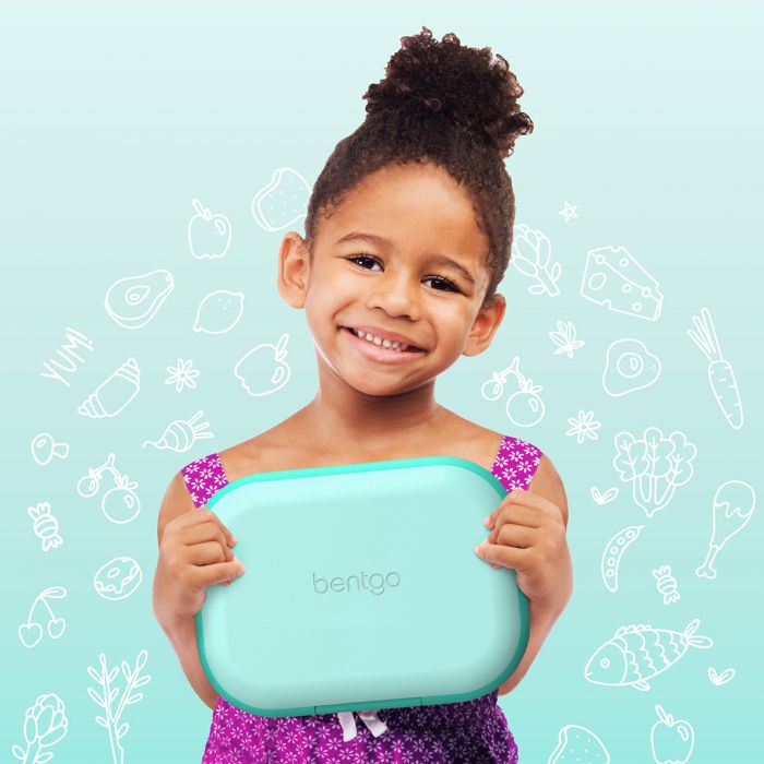 Bentgo Kids CHILL Lunch Box & Snack Box Bundle - Aqua