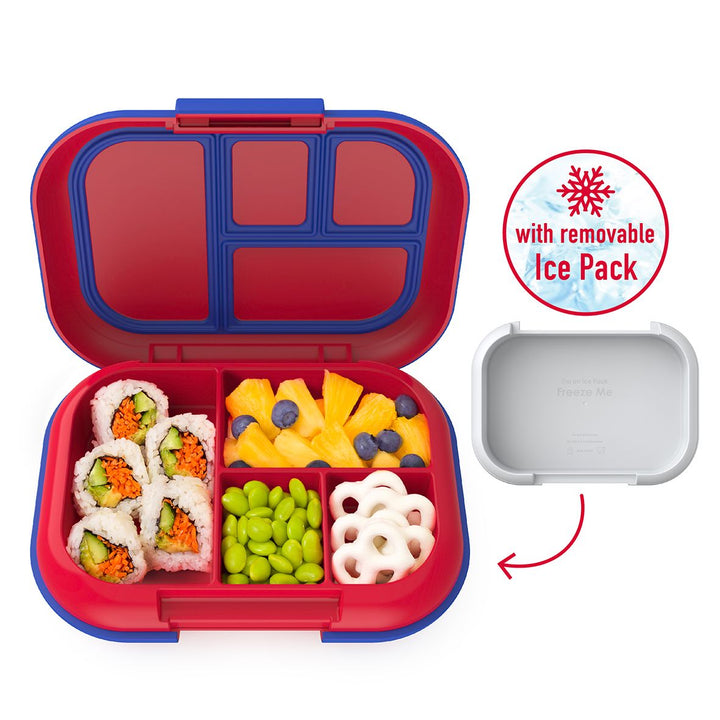 Bentgo Kids CHILL Lunch Box - Red/Royal