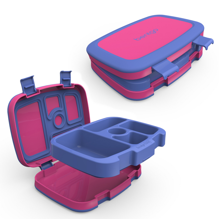 Bentgo Kids Lunch Box - Brights - Pink/Purple