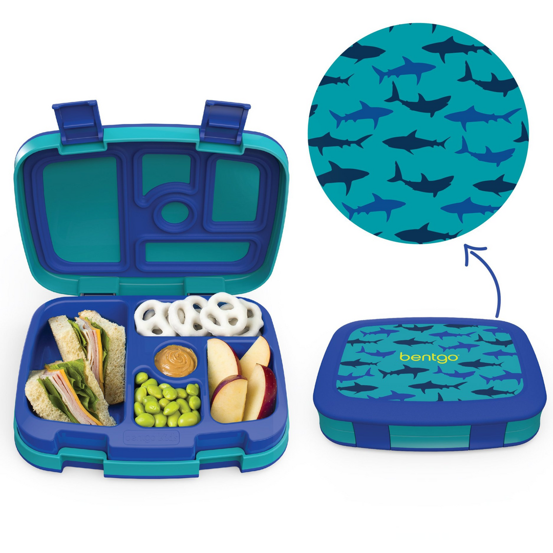 Bentgo Kids Lunch Box - Prints - Shark