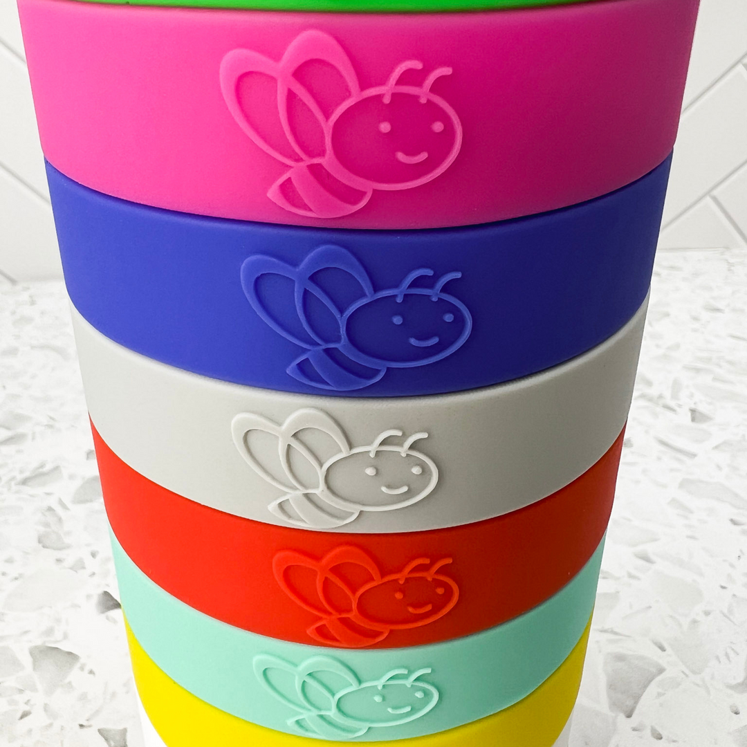 Personalised Buzzy Bottle Bands - Triple Pack