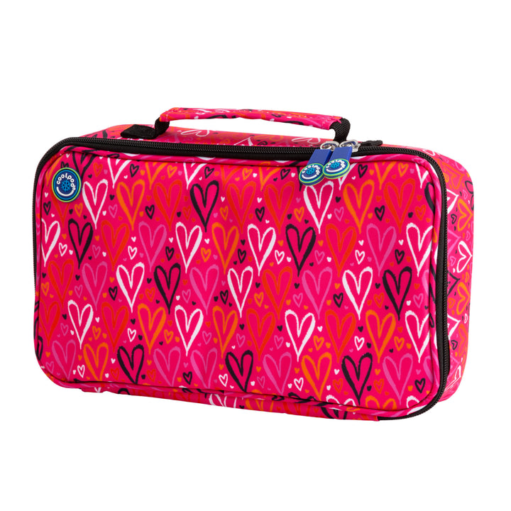 CoolPod Freezable Large Insulated Bag - Hearts