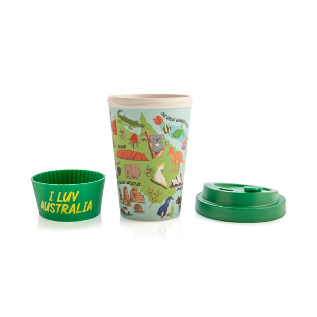 EcoGo Bamboo Travel Cup - Aussie