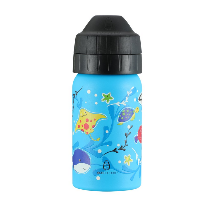 Ecococoon 350ml Drink Bottle - Ocean Play