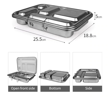 Ecococoon Stainless Steel Bento Box - Grape