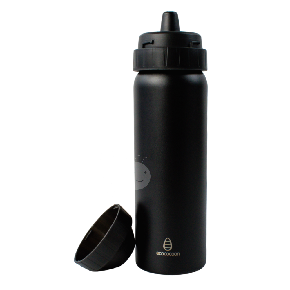 Ecococoon 600ml Drink Bottle - Black Onyx