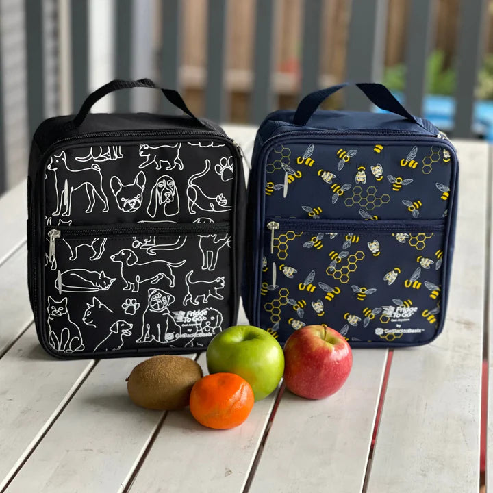 Fridge To Go Insulated Bag Medium Bee I The Bento Buzz