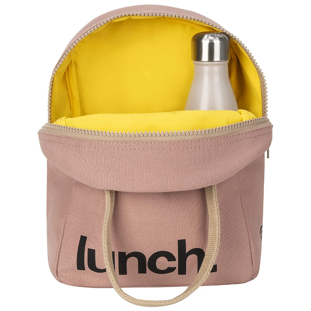 Fluf Zipper Lunch Bag - Pink Lunch