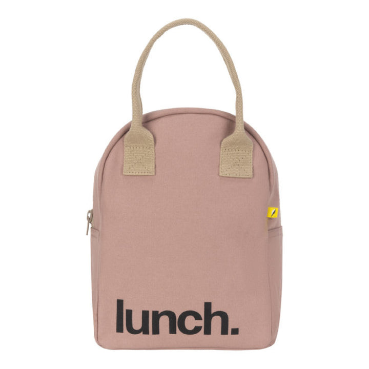 Fluf Zipper Lunch Bag - Pink Lunch