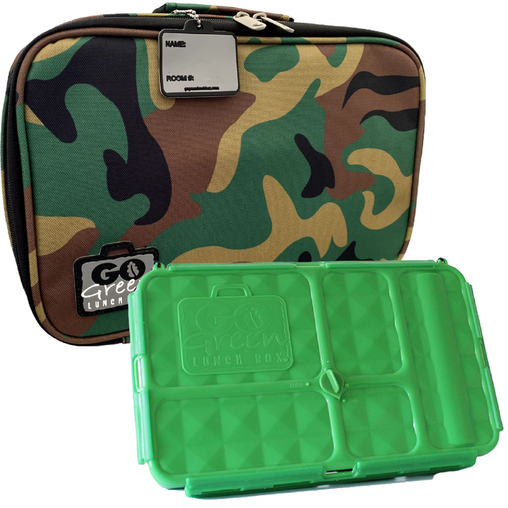 Go Green Lunch Box Set - Green Camo