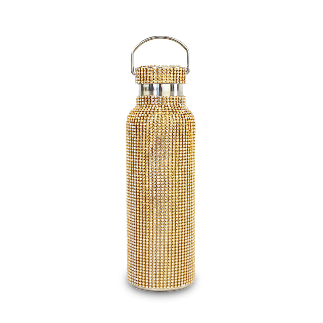 IOco Diamante Insulated Water Bottle - 600ml - Gold