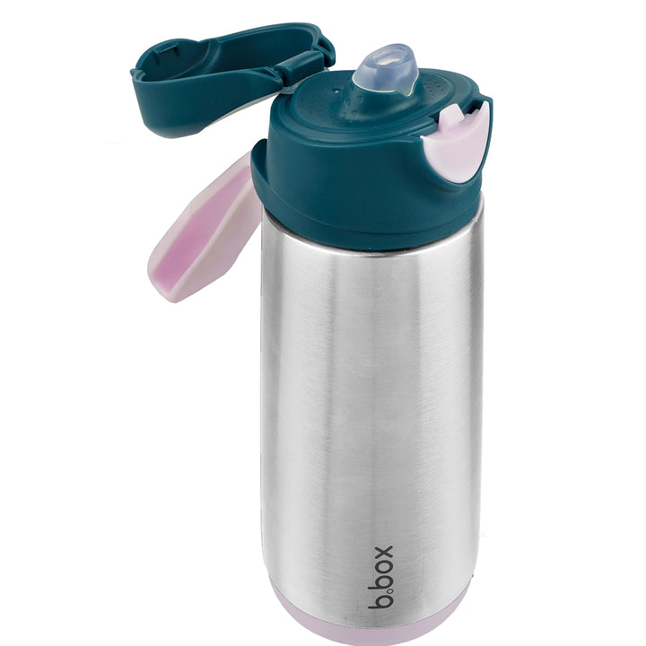b.box Insulated Drink Bottle SPORT SPOUT - Indigo Rose Lo