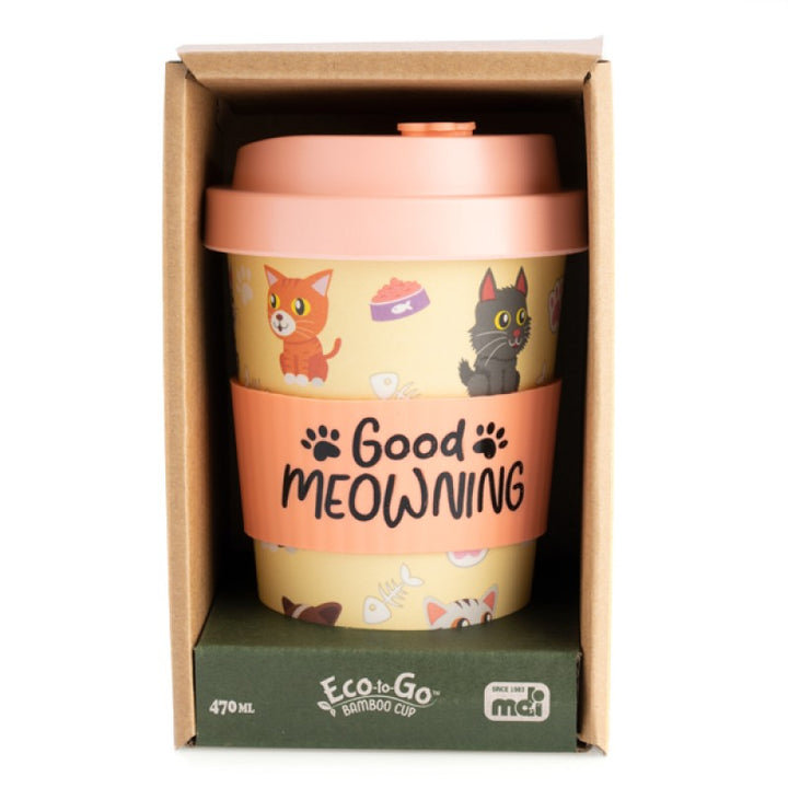 EcoGo Bamboo Travel Cup - Cat