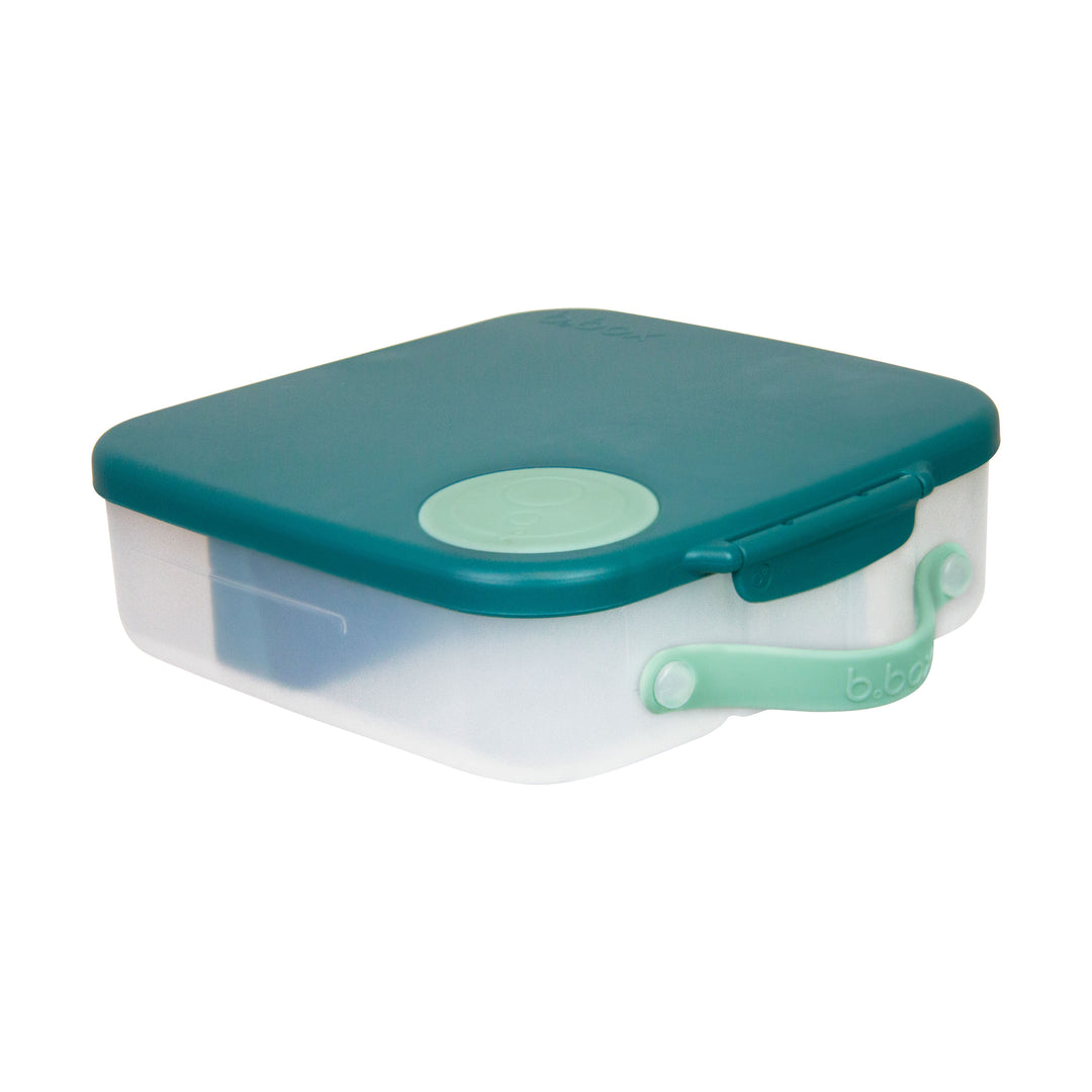 b.box Large Lunch Box & Large Bottle Bundle - Emerald Forest - Bonus Cutlery!
