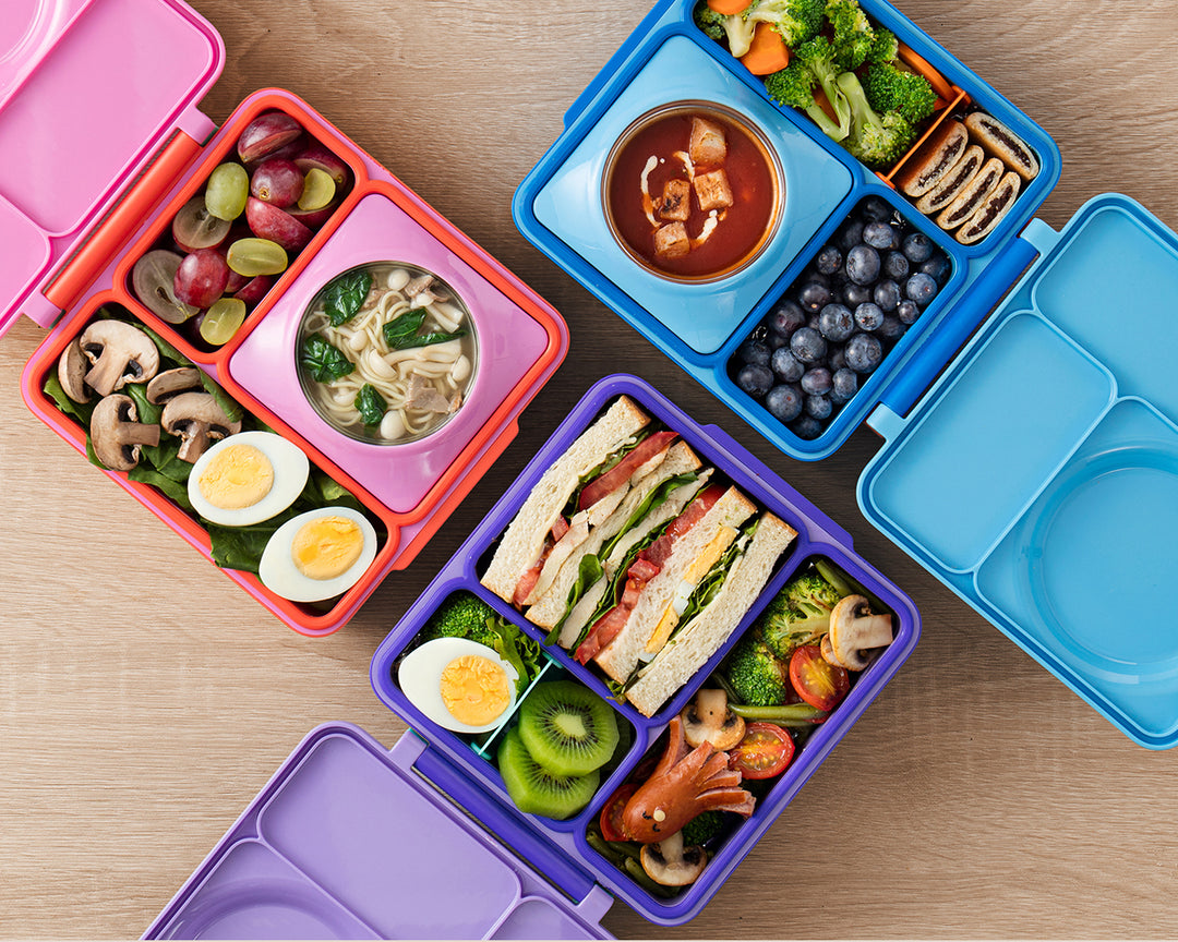 OmieBox Lunch Box V2 - Purple Plum I The Bento Buzz