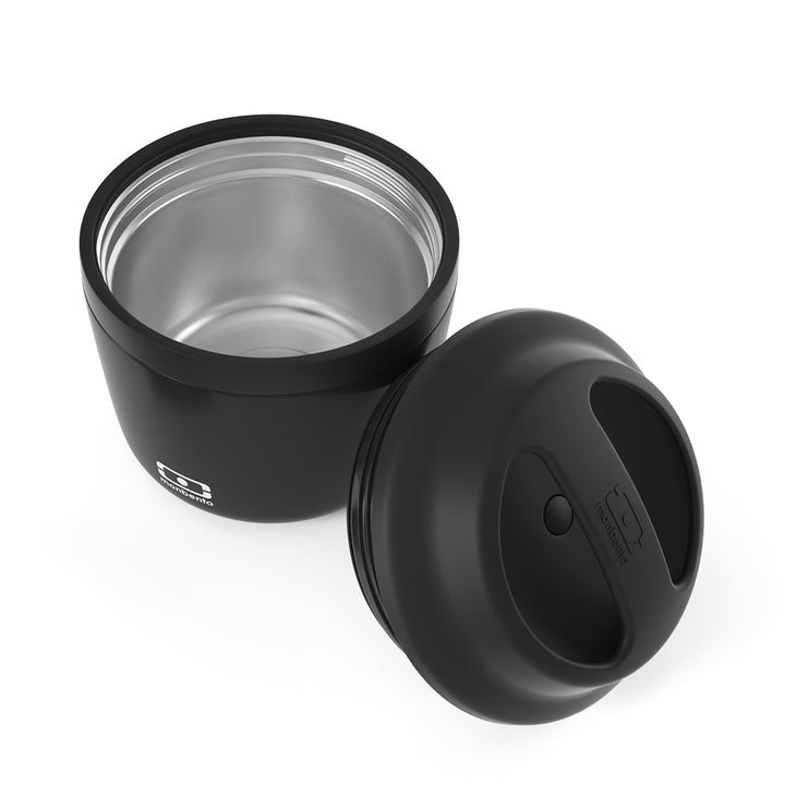 Monbento Element 2 Insulated Food Jar - Onyx Black