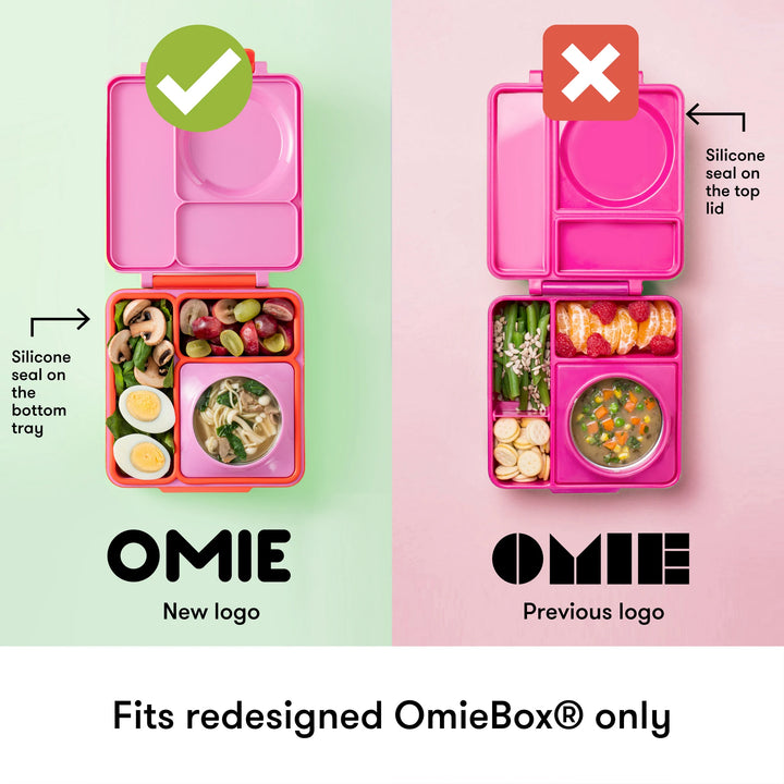 OmieDIP Silicone Dip Containers - Pink & Teal