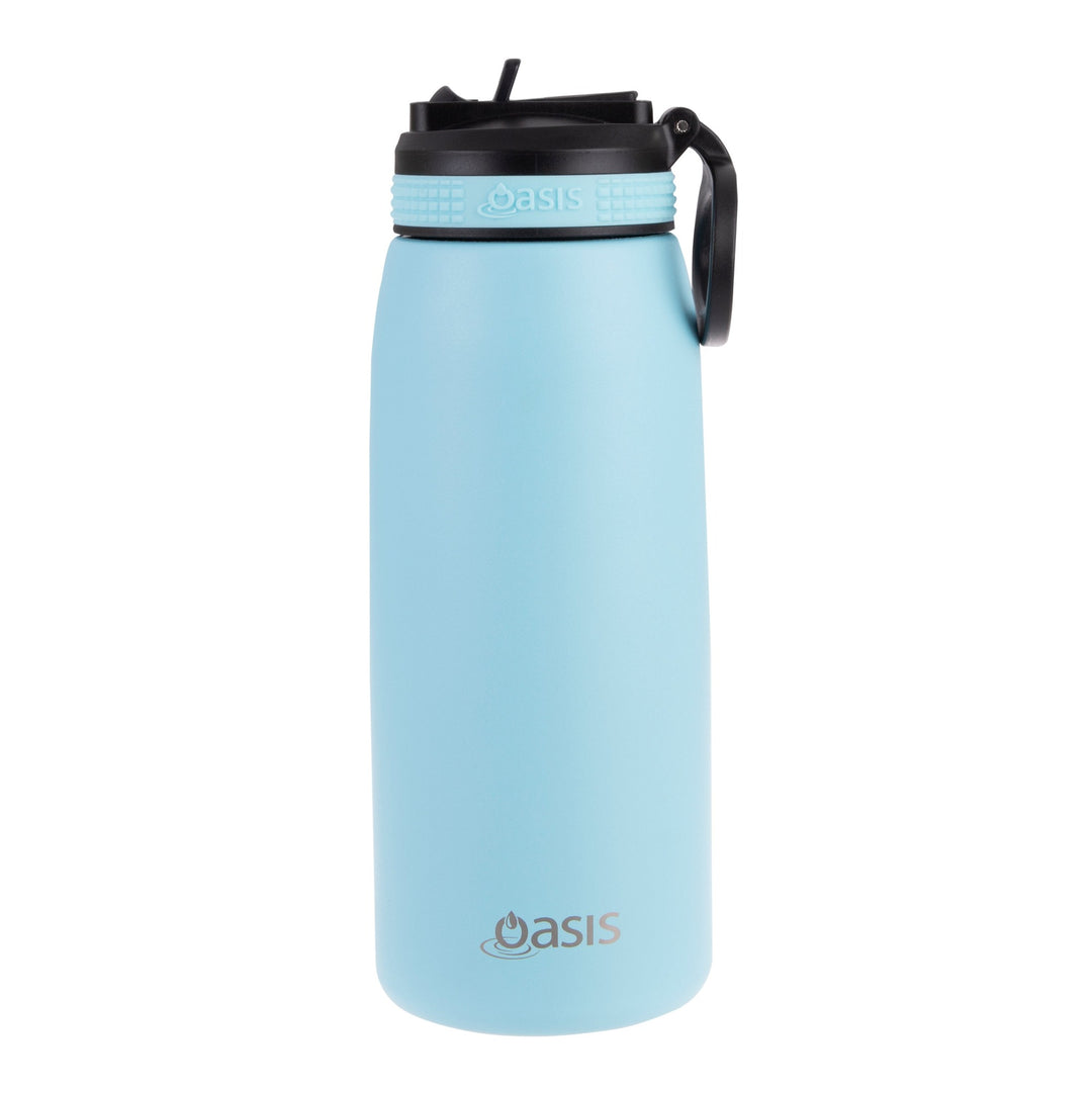 Oasis Insulated Sports Bottle with Sipper 780ml - Island Blue