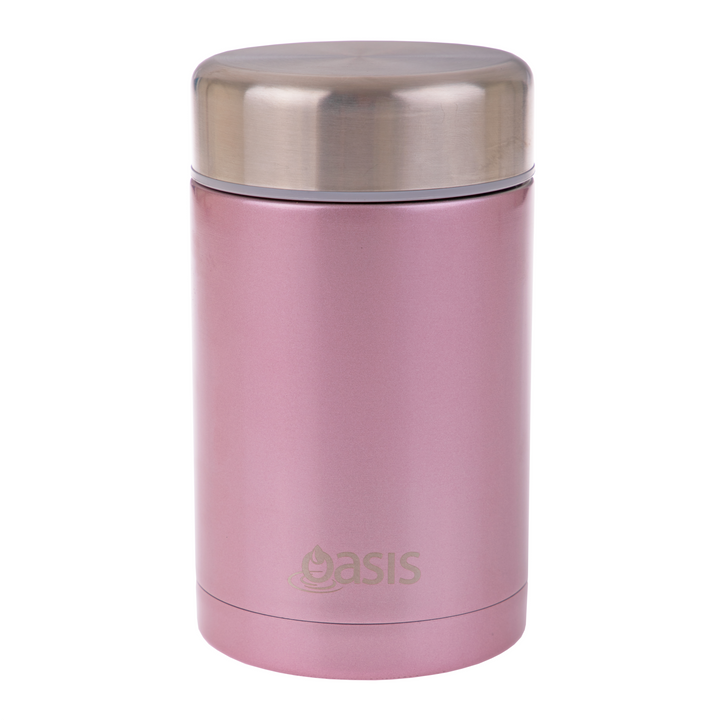 Oasis 450ml Insulated Food Jar - Blush Pink