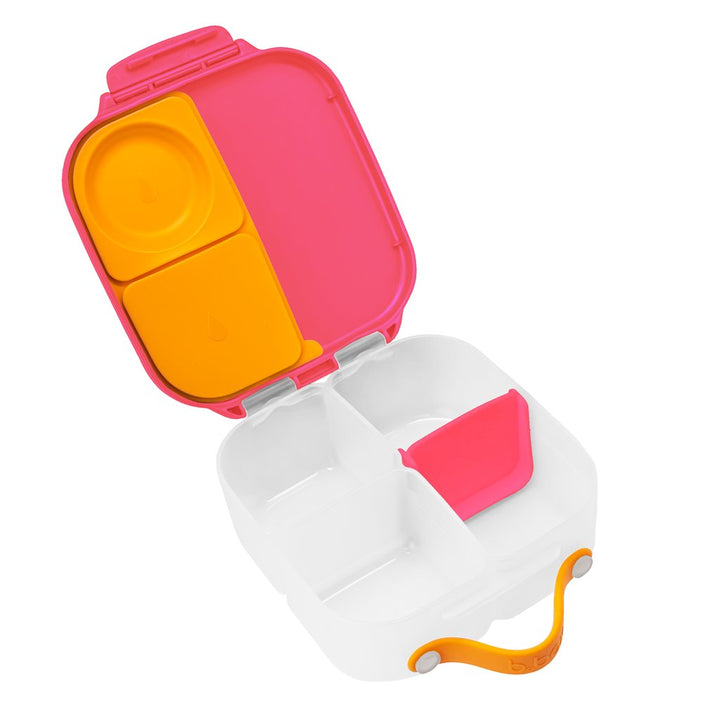 b.box Bento Large & Mini Lunch Box & Snack Box Bundle - Strawberry Shake