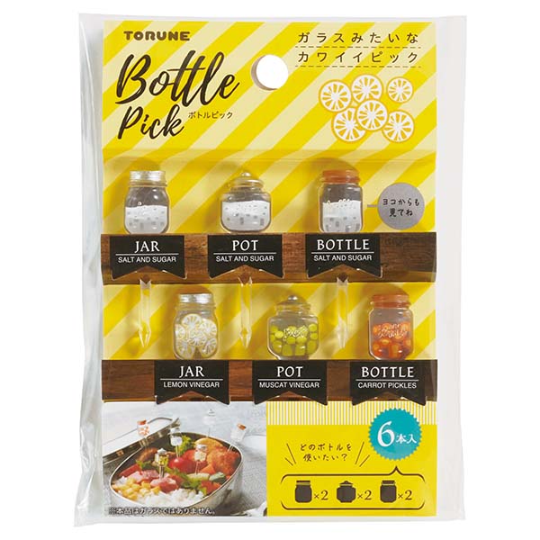 Bubble Bottle Food Picks