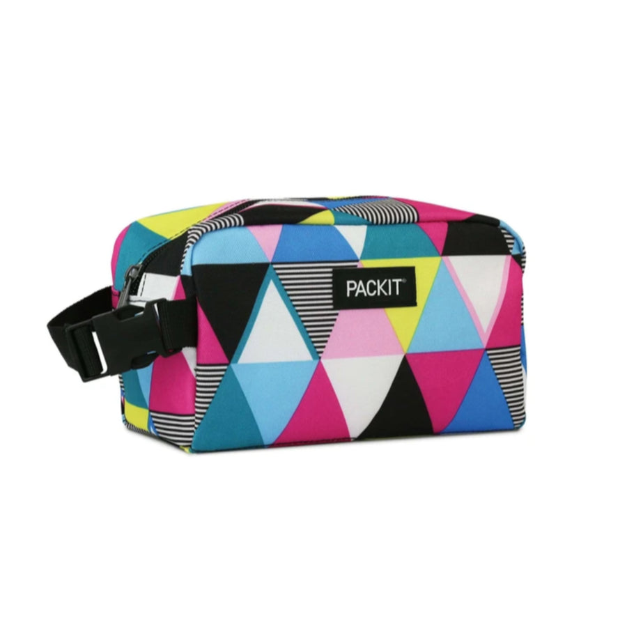 PackIt Freezable Snack Box Triangle Stripes