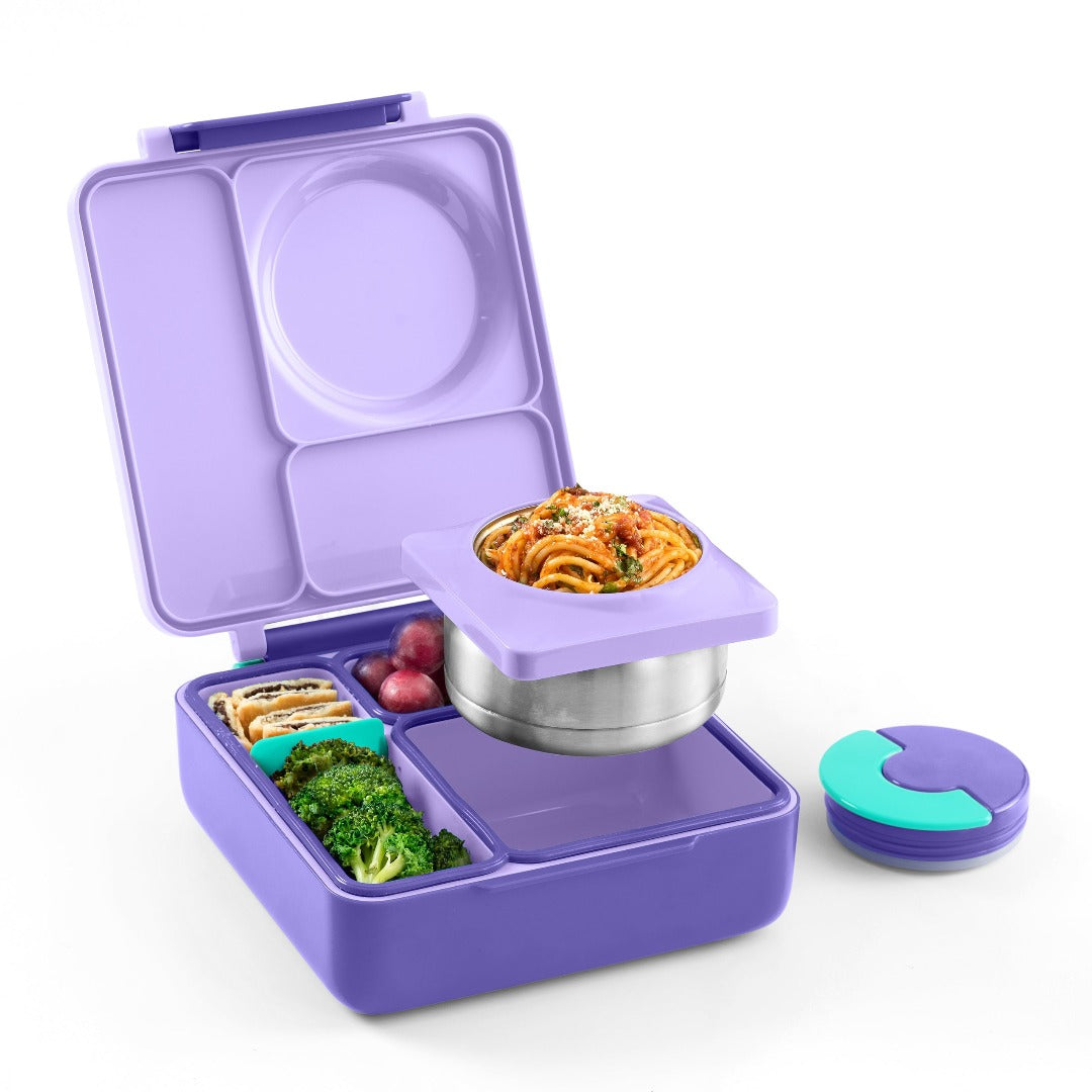 OmieBox Hot & Cold Lunch Box V2 - Purple Plum