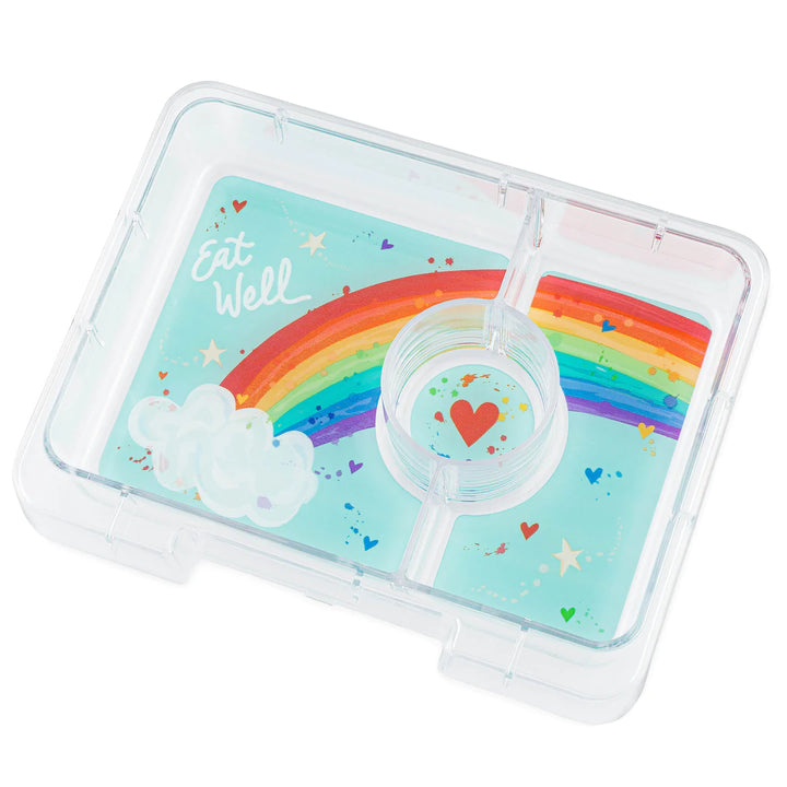 Yumbox Snack Box - Misty Aqua Rainbow