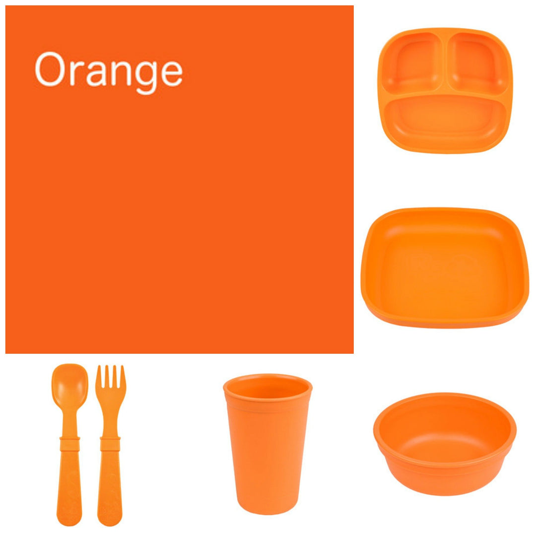 Re-Play Recycled Dinner Set - Orange