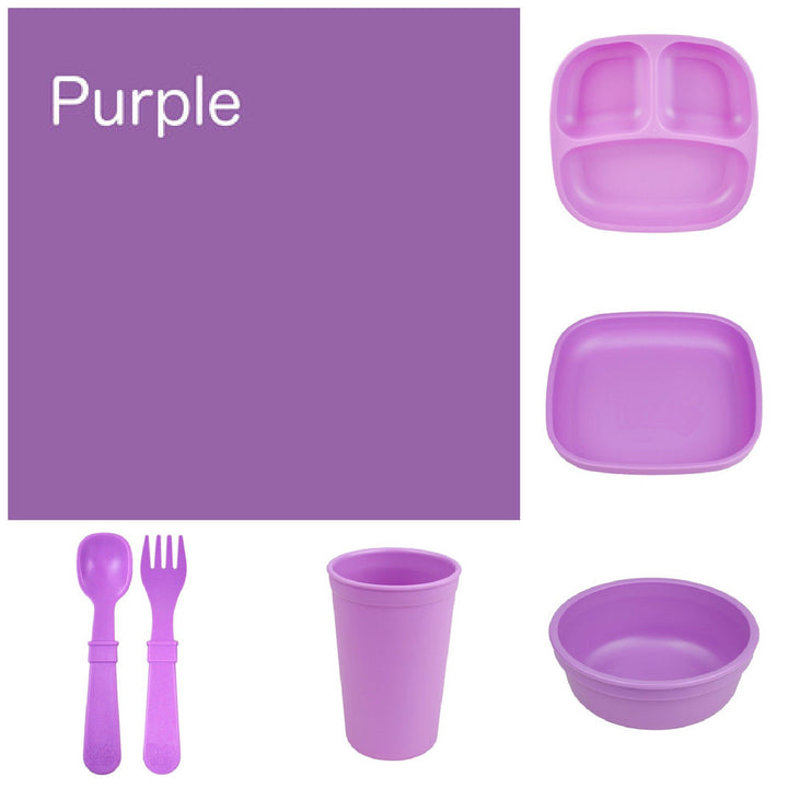 Re-Play Recycled Dinner Set - Purple