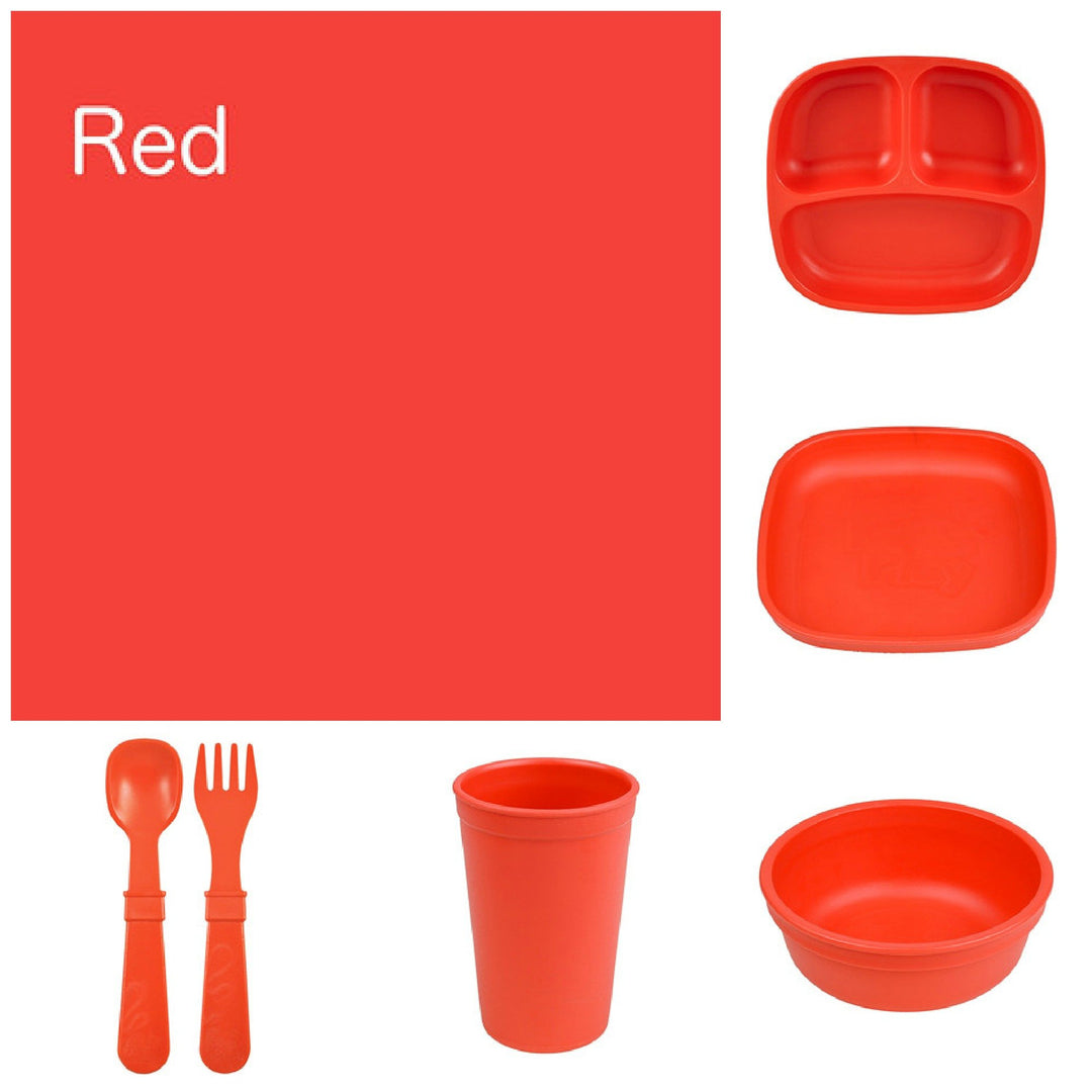 Re-Play Recycled Dinner Set - Red