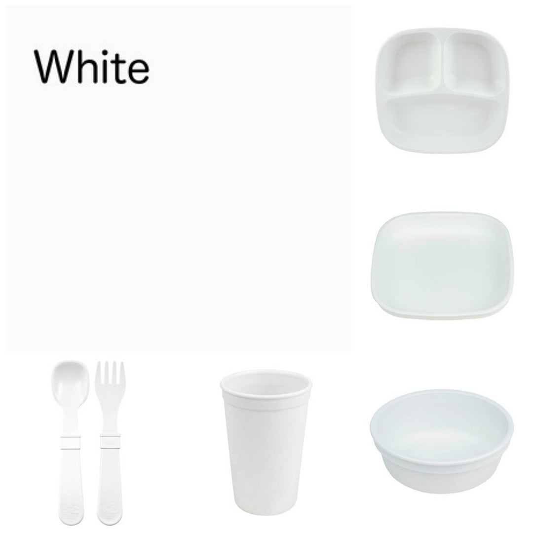 Re-Play Recycled Dinner Set - White
