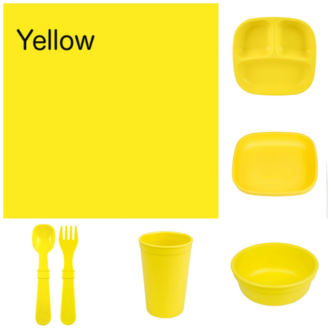 Re-Play Recycled Dinner Set - Yellow