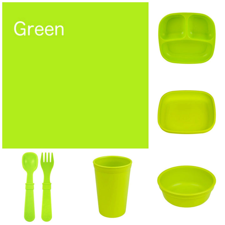 Re-Play Recycled Dinner Set - Green