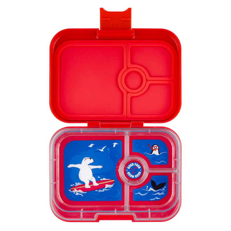 Yumbox Panino 4 Lunch Box - Roar Red