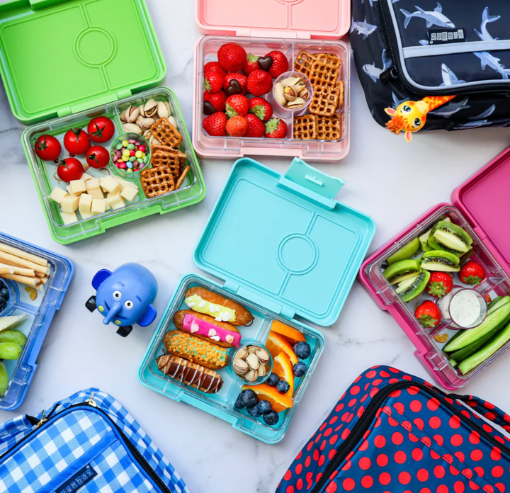 Yumbox Snack Box - Misty Aqua Rainbow