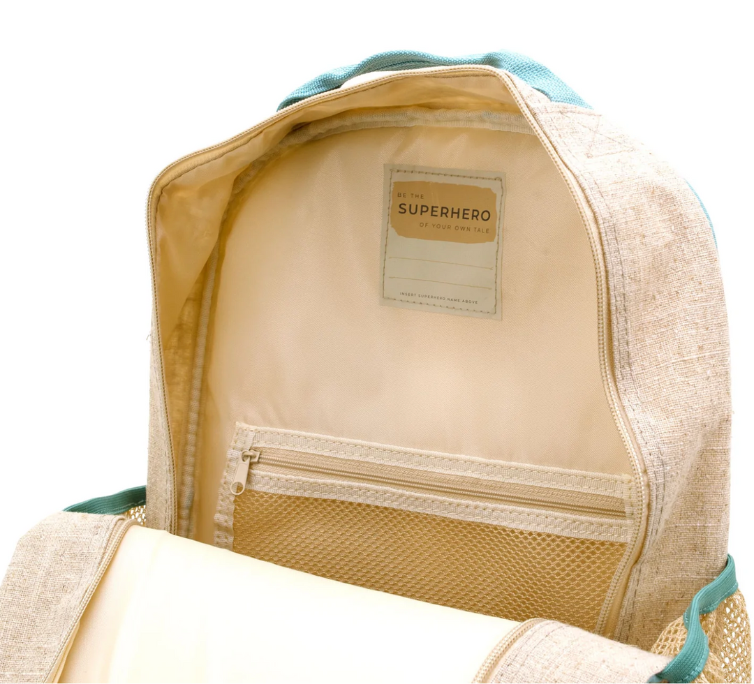 SoYoung Backpack, Lunch Bag & Ice Brick Bundle  - Green Stegosaurus