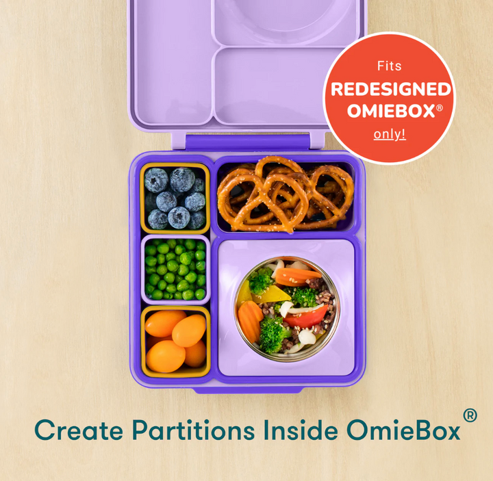 OmieDIP Silicone Dip Containers - Purple & Orange