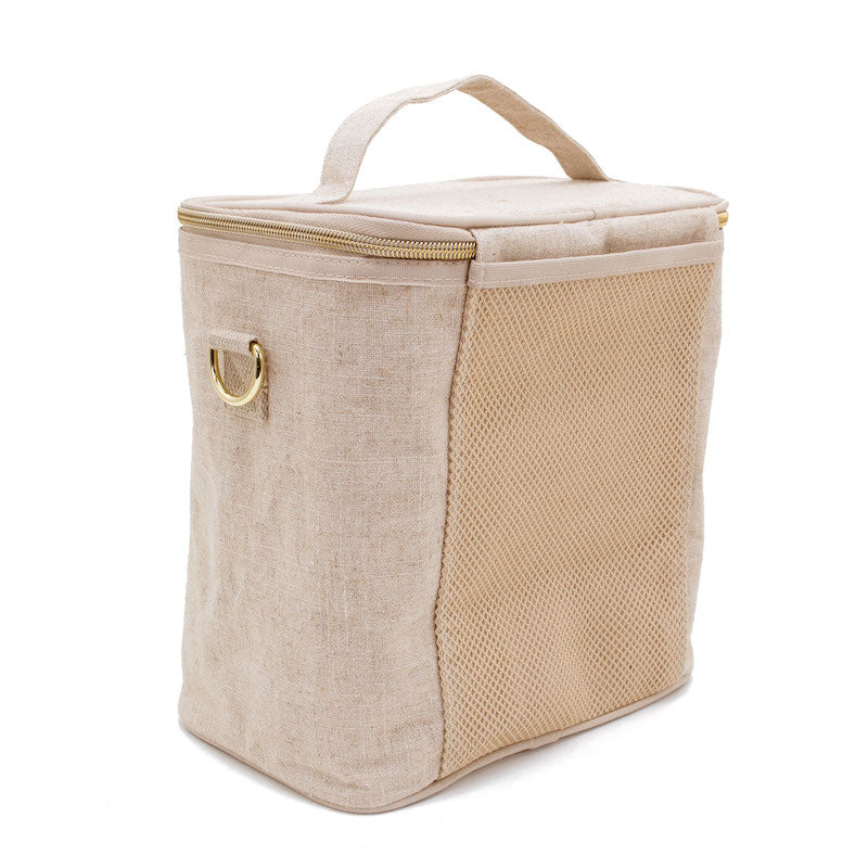 SoYoung Linen Poche Insulated Bag - Ecru