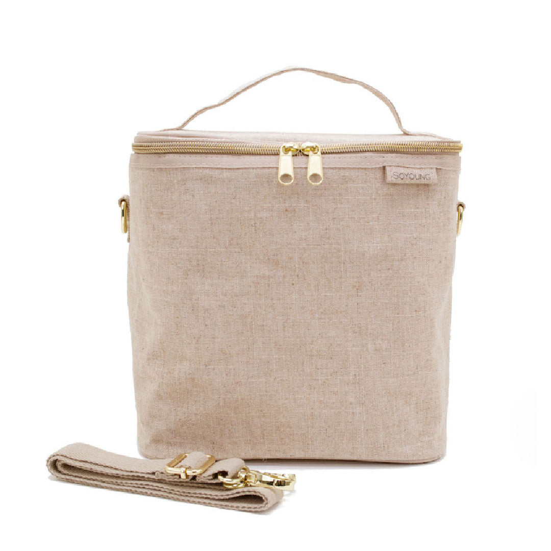 SoYoung Linen Poche Insulated Bag - Ecru