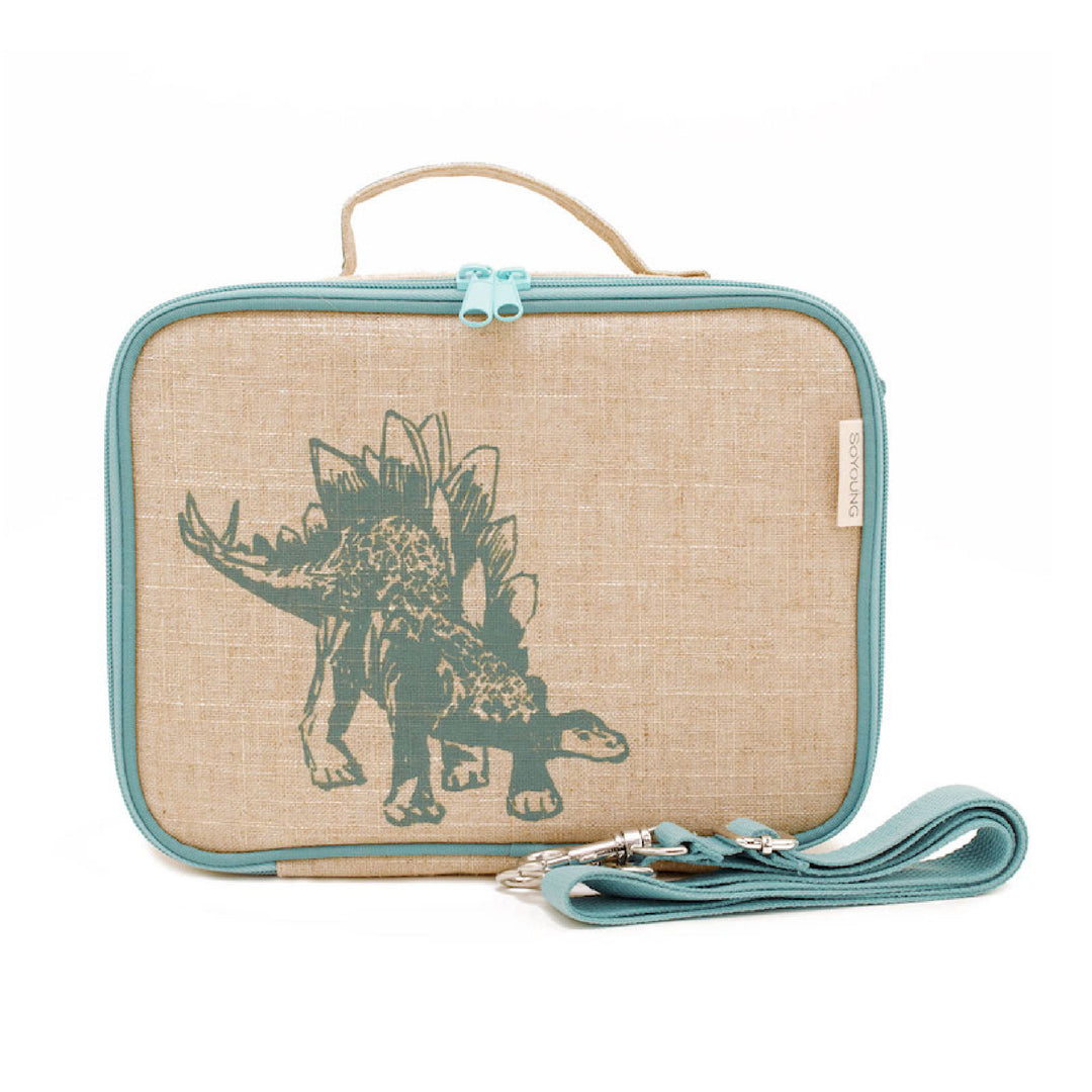 SoYoung Insulated Lunch Bag - Green Stegosaurus