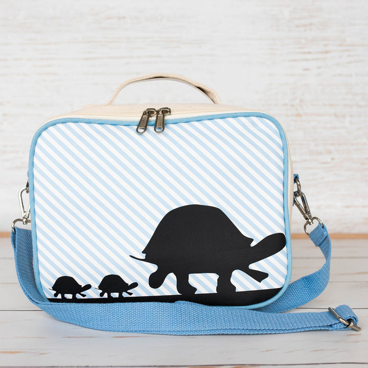 Organic Cotton Insulated Lunch Bag - Turtle