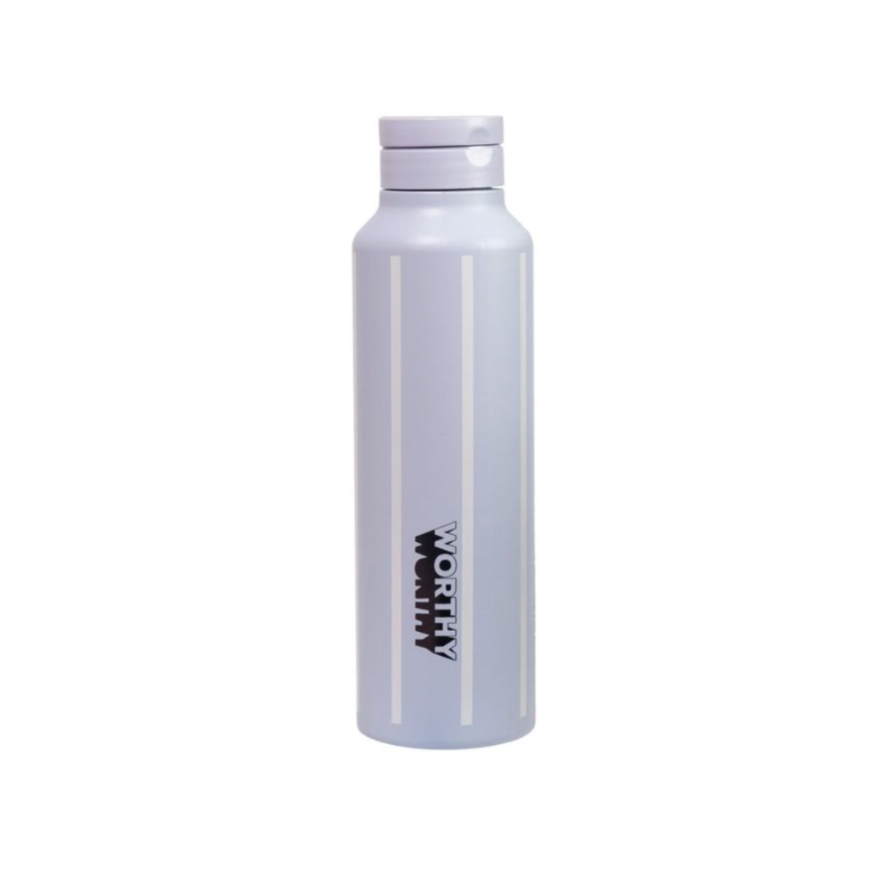 Worthy Sugarcane Drink Bottle - Blue Stripe